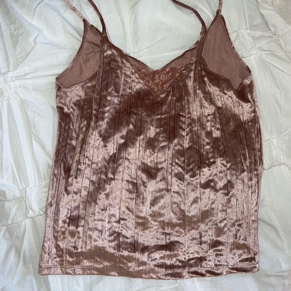 Velvet pink tank